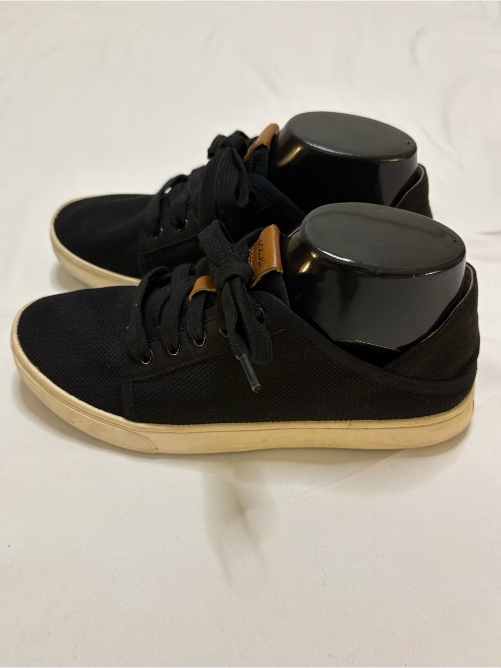 Olukai Pehuea Li Black Sneakers Women’s Size 7.5 Comfort Walking Shoes - Picture 4 of 14